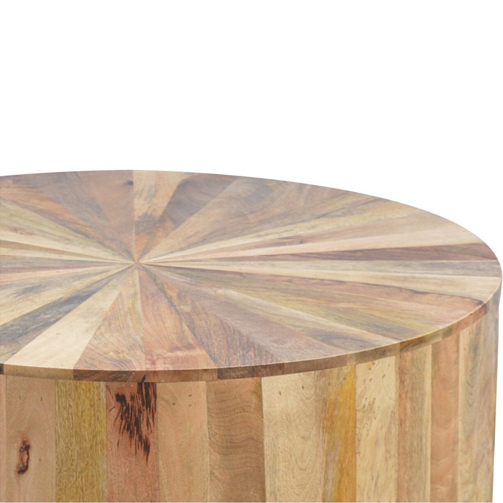 Round Wooden Coffee Table
