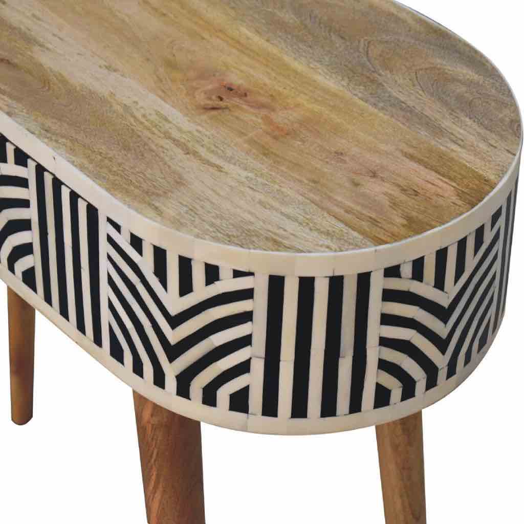 Bone Inlay Console Table |  Edessa - Art Deco