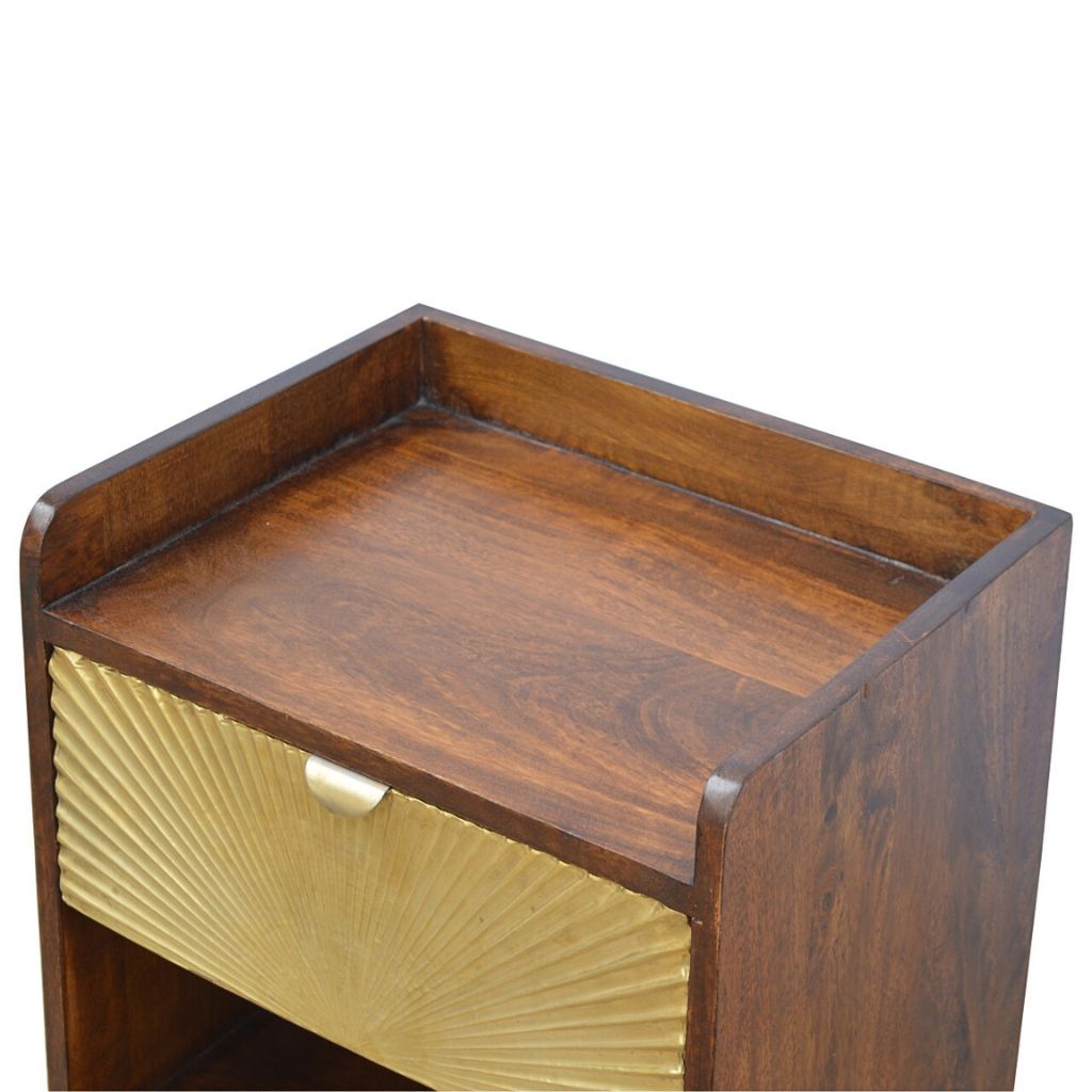 Night Stand 1 Drawer and Open Slot