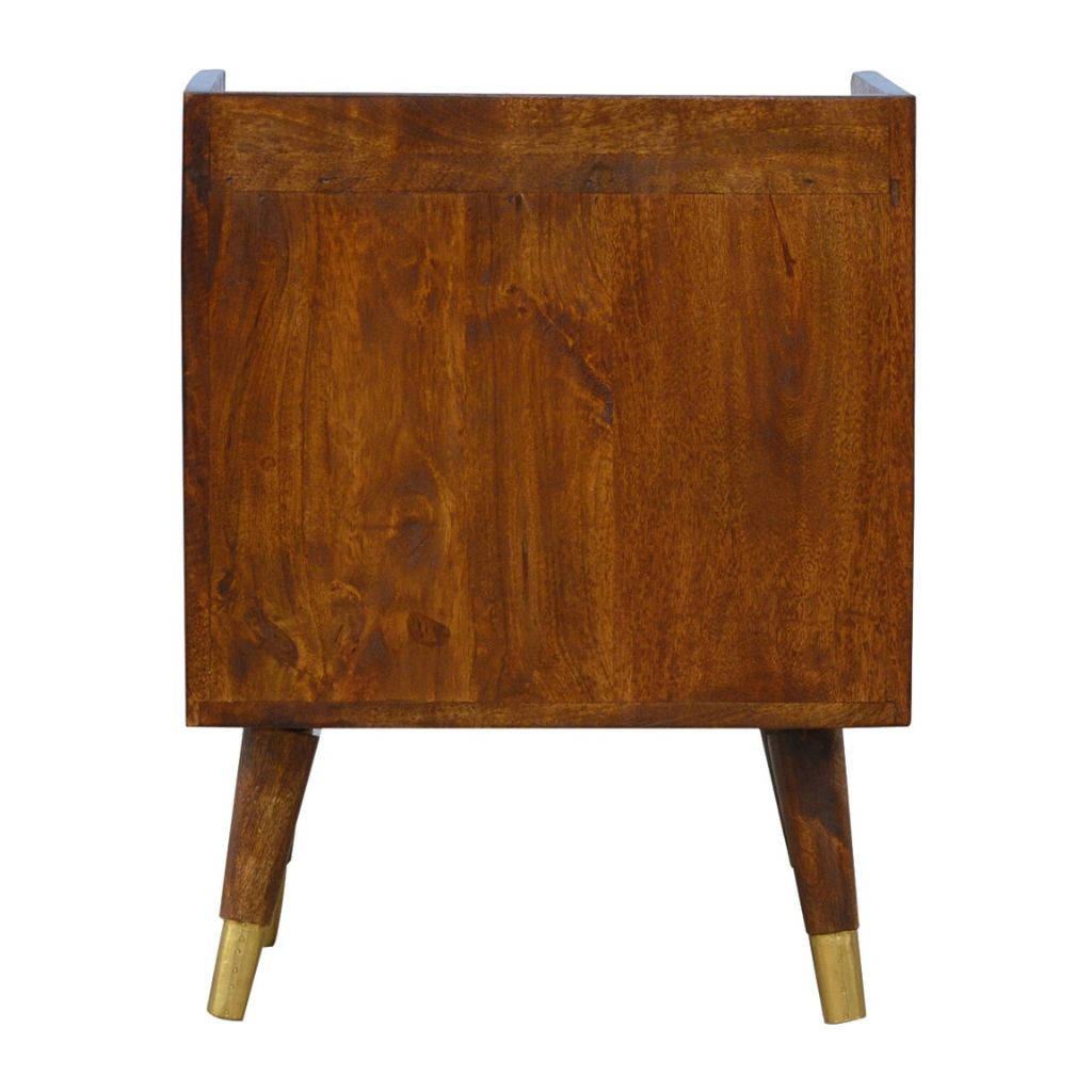 Night Stand 1 Gold Drawer